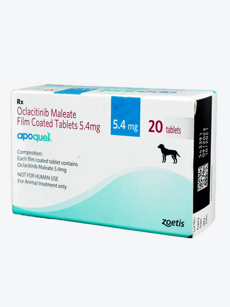 Buy Apoquel 5.4 mg 20 Tabs at a low Price in online India on petindiaonline 