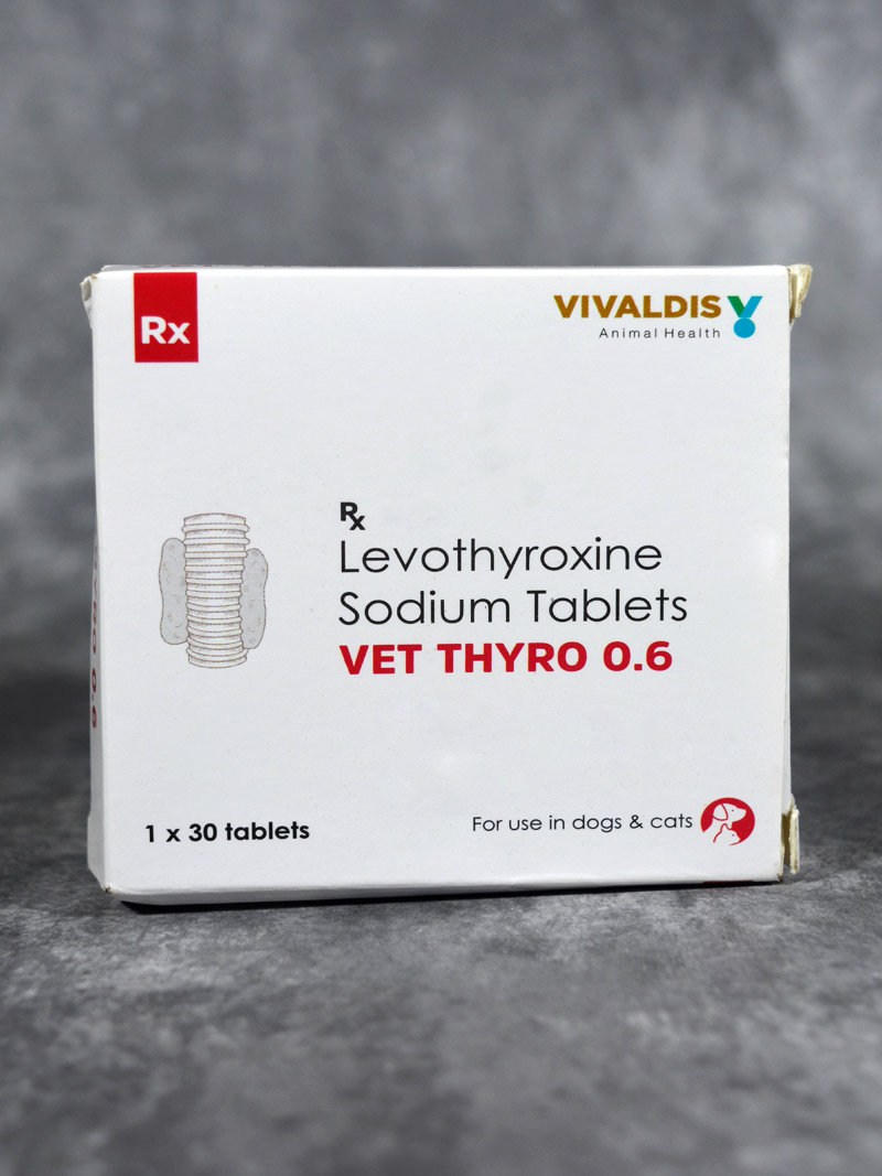 Buy Vet Thyro 0.6mg 30 Tabs at a low price in online India on petindiaonline